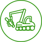 těžba dřeva harvestorem